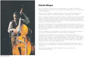 Buttergoods x Charles Mingus collection February 20th release