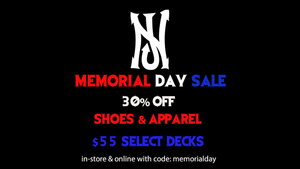 Memorial Day Sale Instore/Online