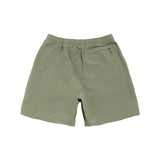 Green shorts on a white background