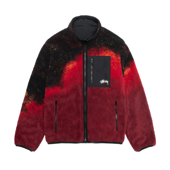 Stussy - Sherpa Reversible Jacket (Lava)