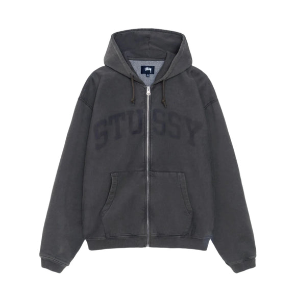 Stussy - Zip Hoodie Faded Graphic