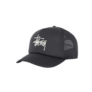 Stussy - Big Basic Trucker Snapback Hat (Black)