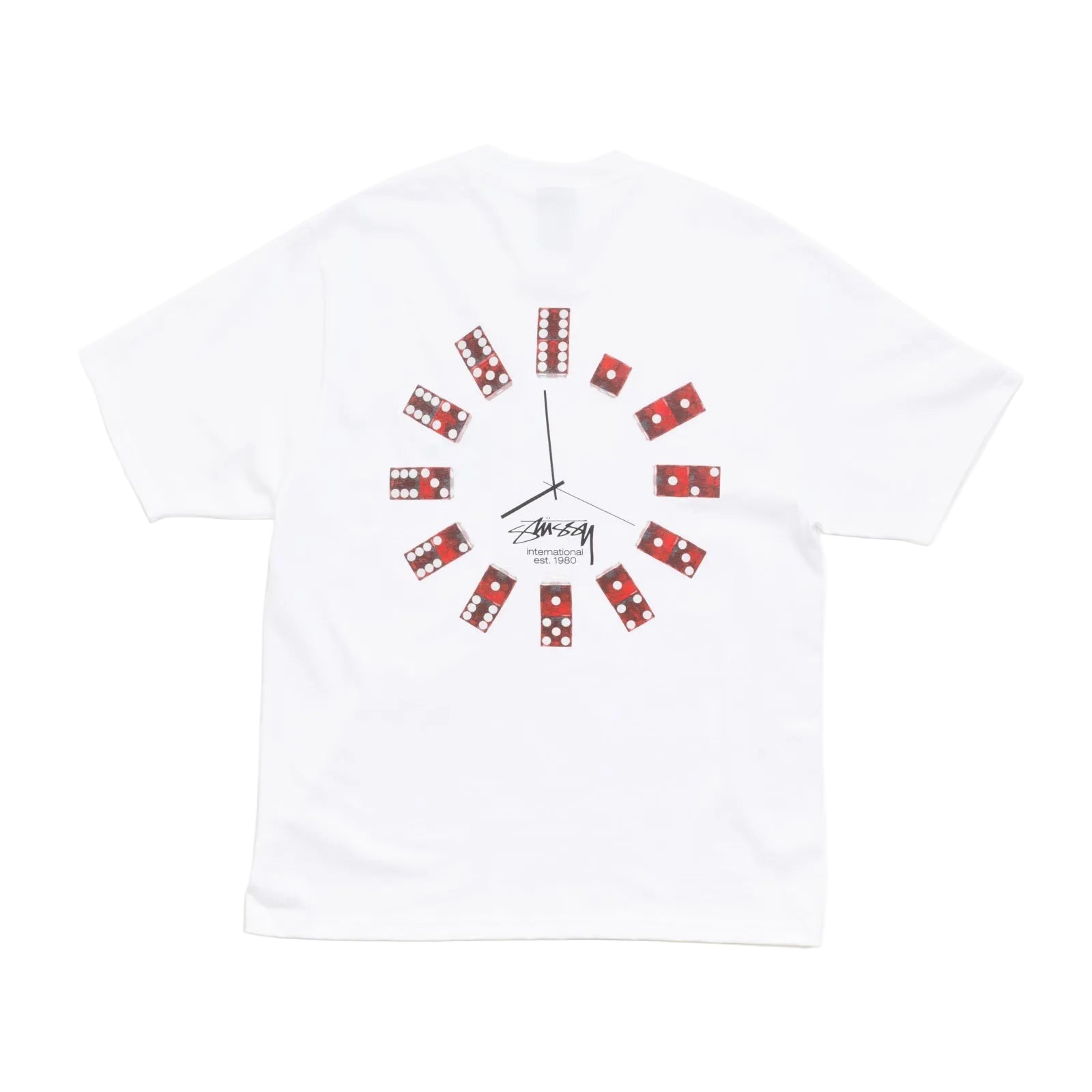 Stussy - Dice Clock Tee – NJ Skateshop