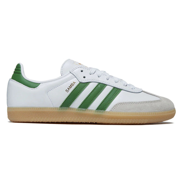 Adidas - Samba ADV (Cloud White/Crew Green/Gum) – NJ Skateshop