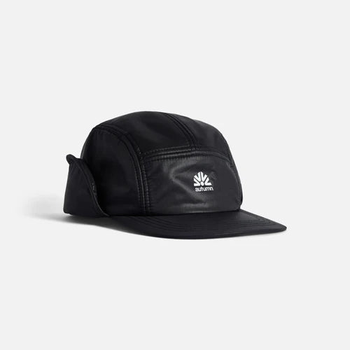 Autumn - Puffy Flap Cap (Black)