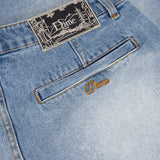 Dime - Pleated Denim Shorts