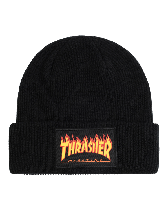 Thrasher - Flame Patch Beanie