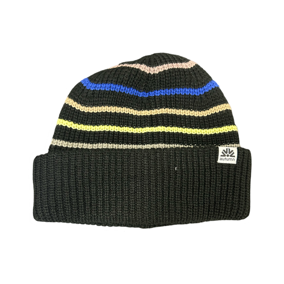 Autumn Headwear - Retro Beanie (Black)