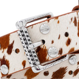 Carpet - Ponyhair Studded Belt