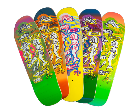 Krooked - Gonz Color My Friends Skateshop Day Deck