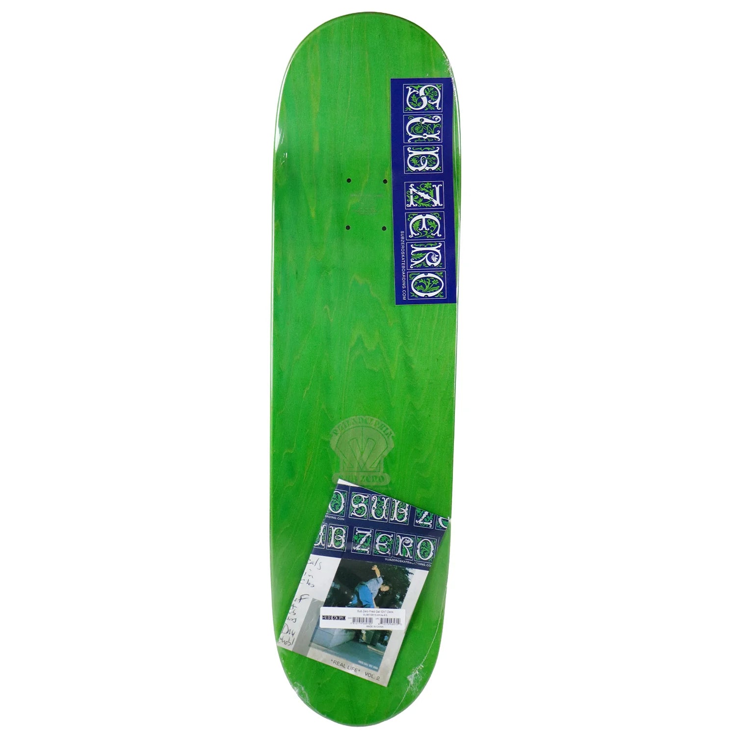 SUB ZERO DECK サブゼロ デッキ FRED GALL 8.0 EPOXY 7 スケートボード