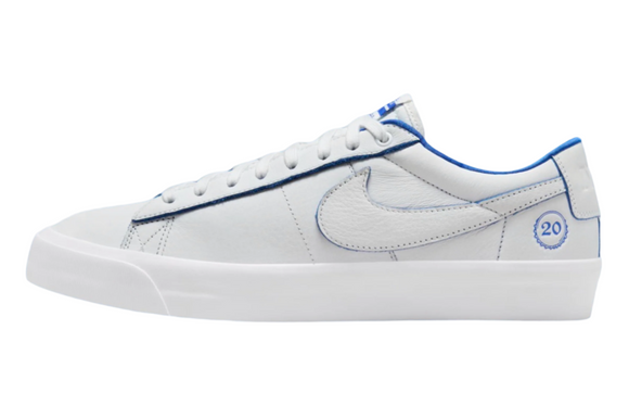 Nike SB -  Blazer Low Pro GT PRM (Summit White/Game Royal)