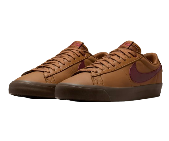 Nike SB - Blazer Low Pro GT (Light British Tan/Dark Team Red – NJ