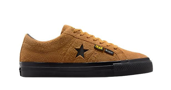 Converse CONS x Irak - One Star Pro Ox (Amber Brown/Black/Vibrant Yellow))