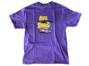 Quartersnacks x Rat Ratz - Train Tee (Purple)