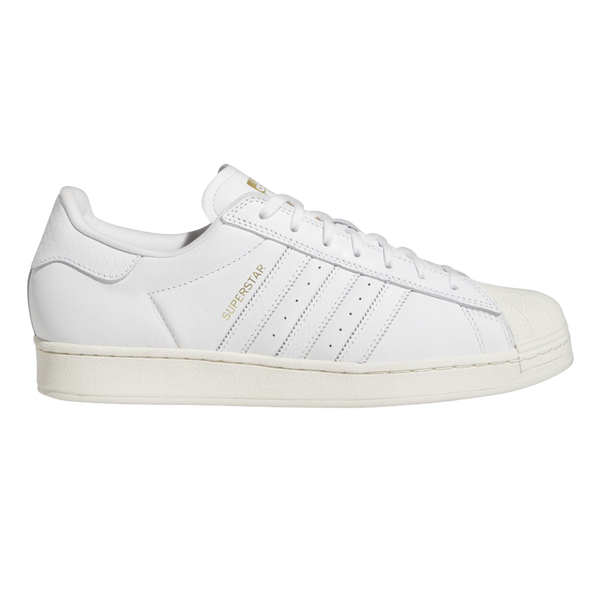 Adidas - Superstar ADV (Footwear White/Footwear White/Gold Metallic) NJ Skateshop Adidas - Superstar ADV (Footwear White/Footwear White/Gold Metallic) NJ Skateshop