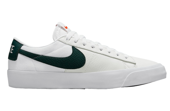 Nike SB - Blazer Low GT ISO (White/White/Pro Green/Pro Green)